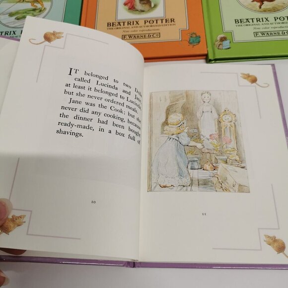 Beatrix Potter Set of 5 Books Small Illustrated Kids Stories Peter Rabbit - Picture 6 of 8
